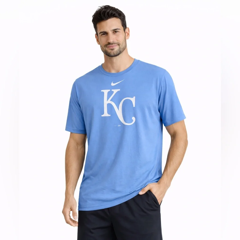 Nike Kansas City Royals Men's Blue KC Tee